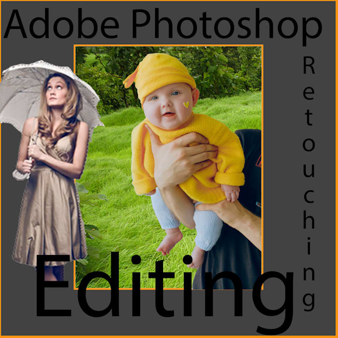 do photoshop editing and retouching