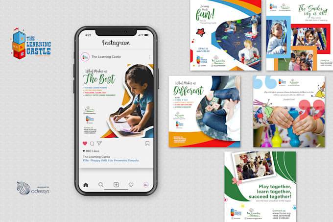 design instagram graphics and manage instagram