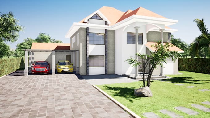 create 3d architectural renders projects