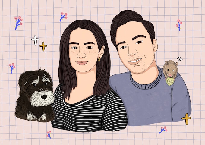 draw a portrait of you or your pet in my art style