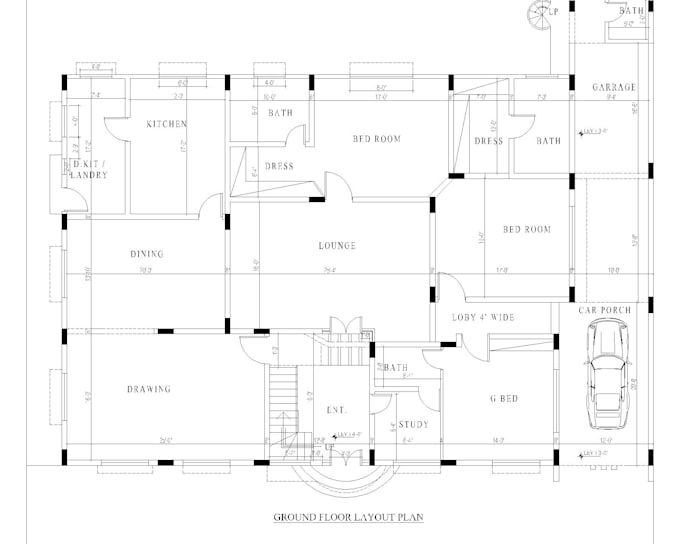 Do auto cad drafting,3d renderings, sketchup,pdf to autocad by ...