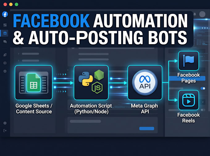 facebook page automation and social media posting software