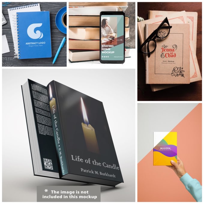 Download Design a 3d book or ebook mockup up to 15 different style ...