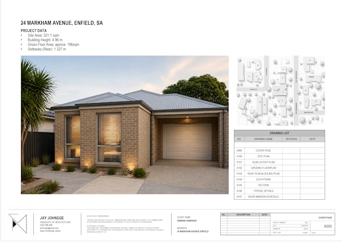 prepare standard australian council architectural drawings