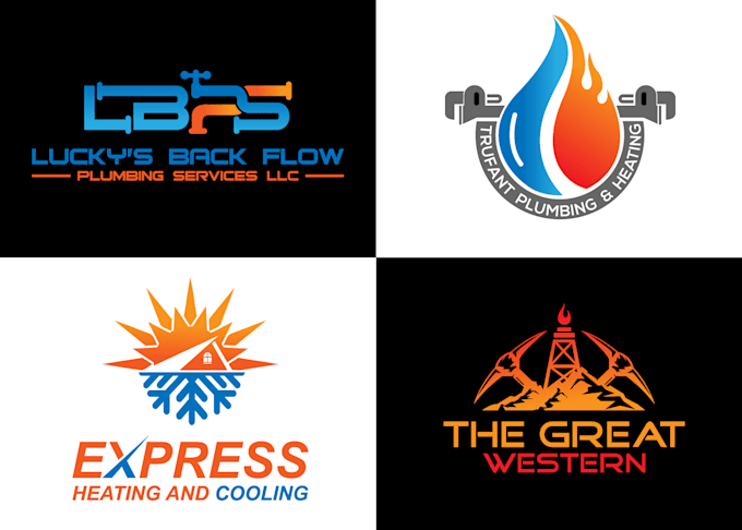 do plumbing heating cleaning oil hvac logo