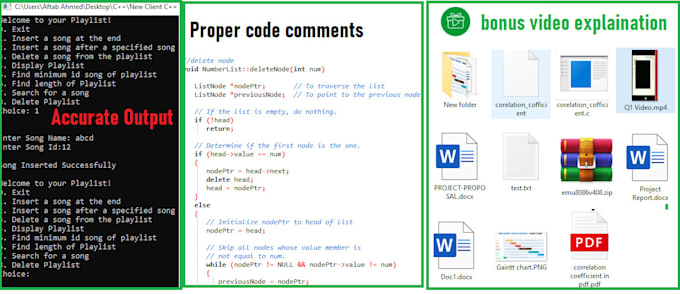 do c, cplus,oop, data structures, python projects, tasks, test preparation