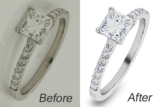 do high end jewelry retouching
