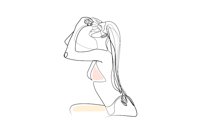 sketch your portrait and turn it into a cool continuous line illustration