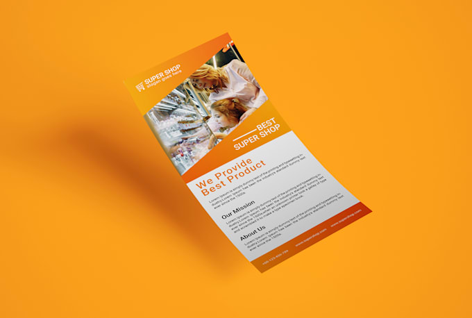 do professional business rack card or dl flyer design