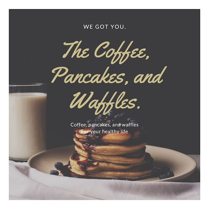 design your food menu with canva template