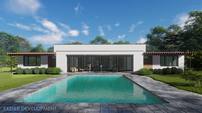 provide architectural design in revit and 3d renderings
