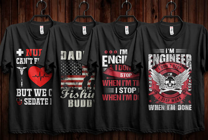 design custom graphic, typography, bulk t shirt and logo