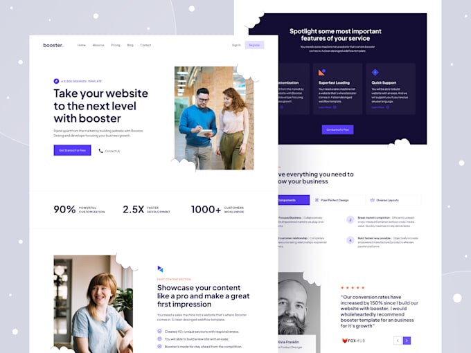 make corporate website, business website, agency website on wordpress