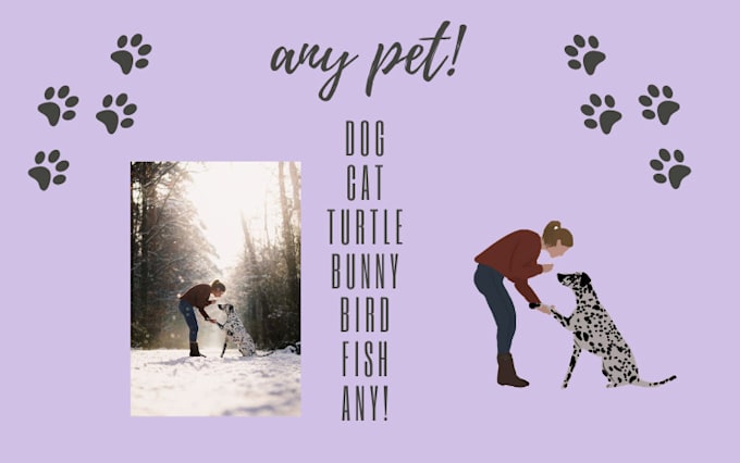 digitally draw your pet