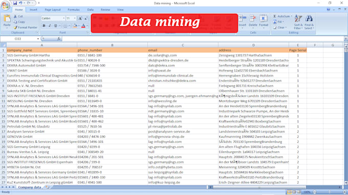 do data entry, data mining, web scraping, and web research