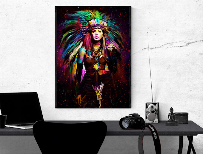 abstract painting art or color abstract art