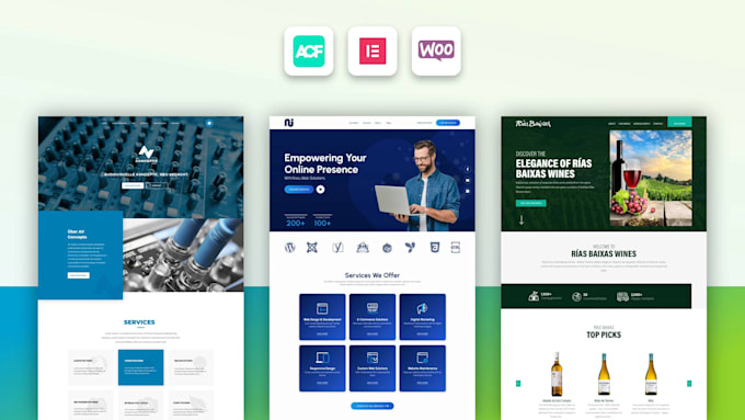 build or rebuild your modern responsive website as a full stack web developer