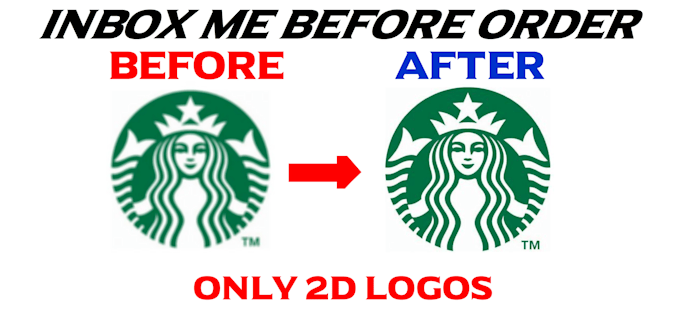 recreate your blur logo to clear image in just 2hr