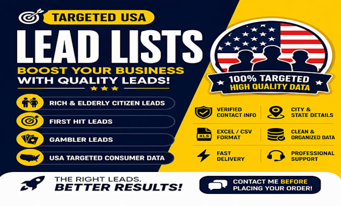 provide rich elderly citizen leads, first hit sweeps leads, gamblers leads