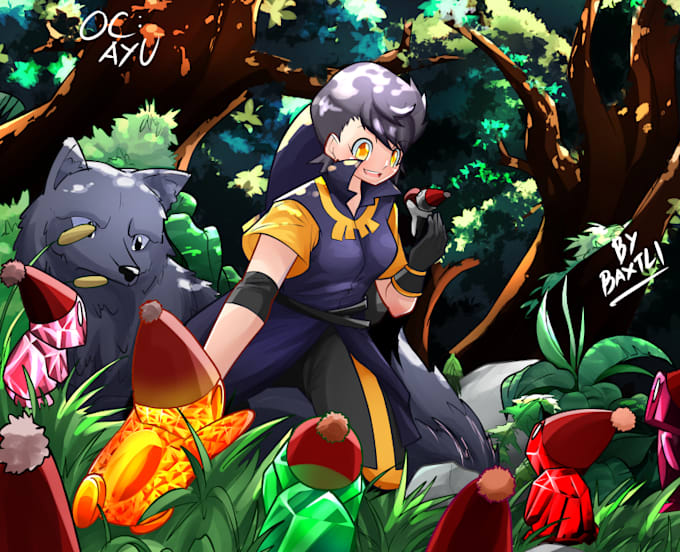 high quality anime poster and illustration