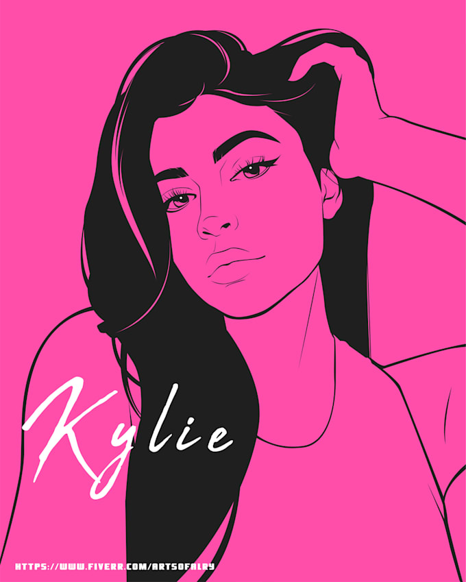 do lineart portrait for your photo