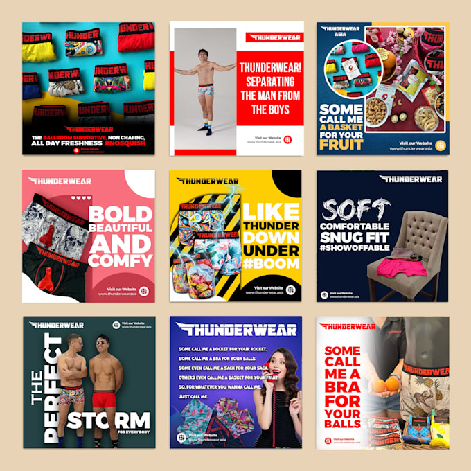 create 9 awesome instagram and facebook posts designs