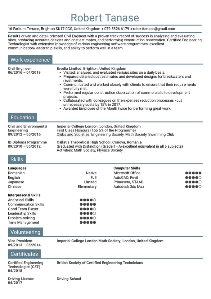 How To Write A Job Winning Resume That Puts Yours On Top Change Of