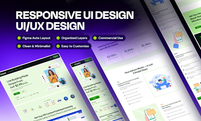 Design modern website ui ux and landing page in figma by Shahin_hossen ...