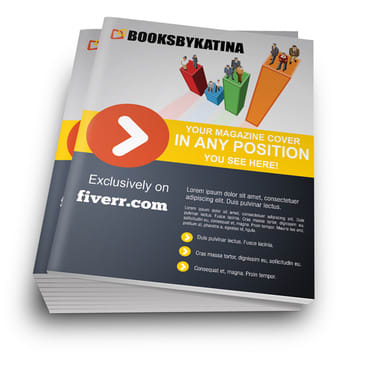 create a 3D magazine image based on your 2D cover art