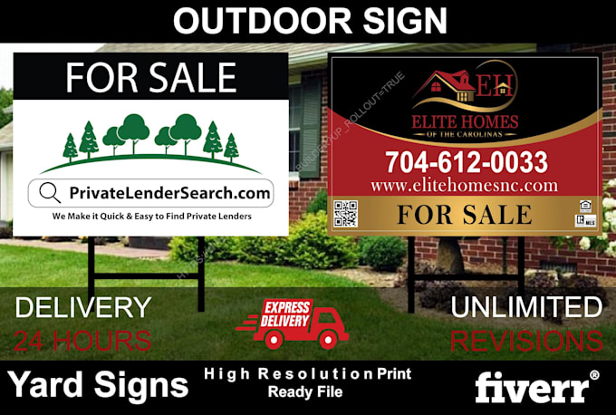 design creative and best custom yard signs