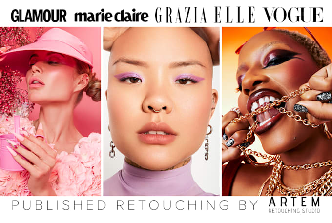 do high end photo retouching, and professional photo retouching