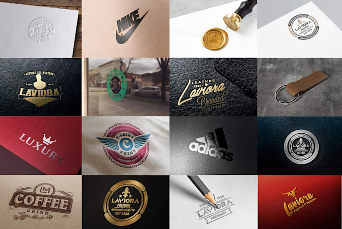 place your logo into 150 photorealistic 3d mockups