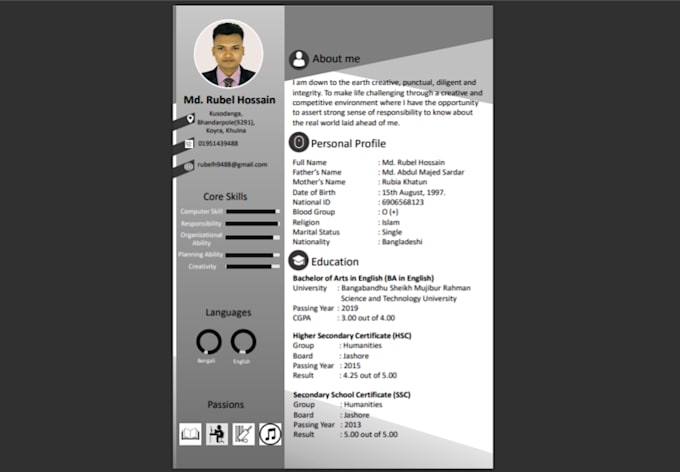 Provide Professional Resume Writing Cv Writing And Cover Letter By Rubelx