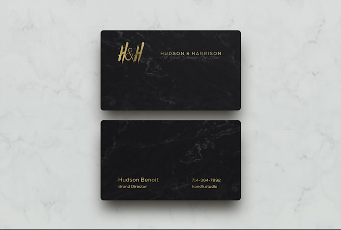 design a modern business card