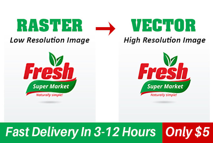 vectorize, recreate, raster to vector your logo or images