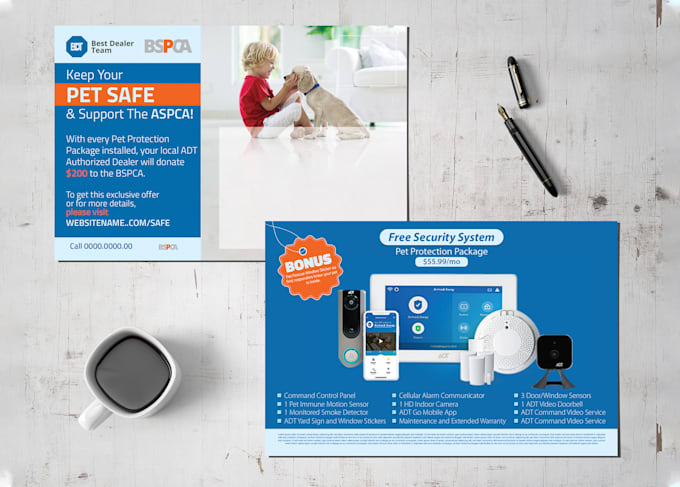 design an awesome postcard or eddm postcard