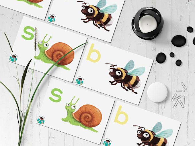design printable montessori flashcards for children