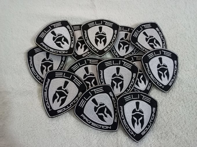 do custom embroidered patches designed digitized and shipped