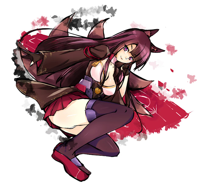 draw an anime character you want
