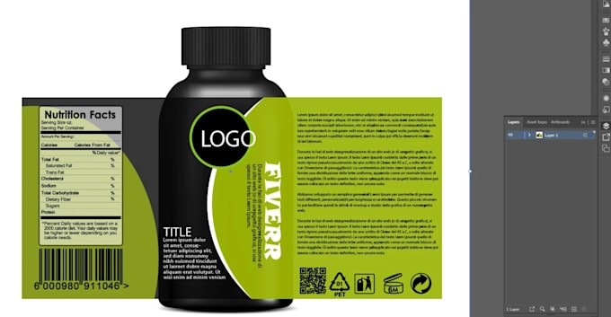design printing label and optimize printer