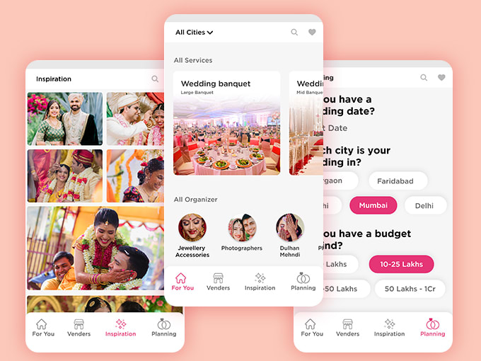 create mobile app ui and website ui design