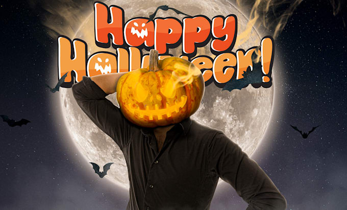photoshop and edit your spooky halloween image