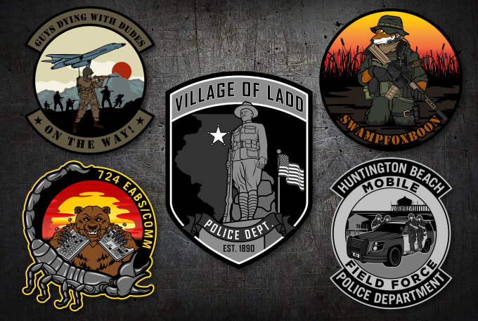 Faire de la conception militaire, d'armurerie, de patchs tactiques et de  logo