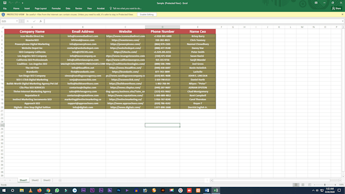 do b2b lead generation and scrape profiles with emails