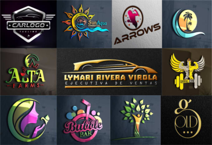 design 2  unique attractive  logo design