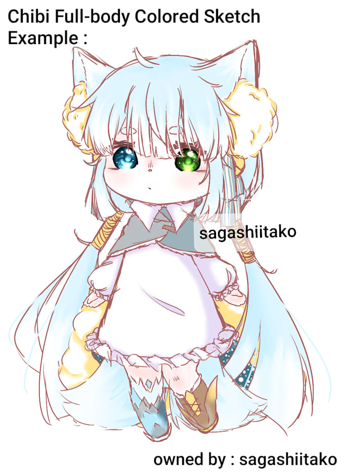draw a chibi in anime style for you