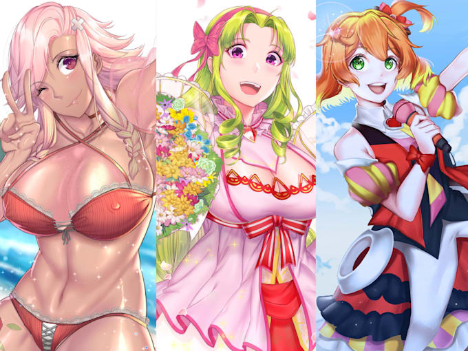 draw nsfw anime illustration art