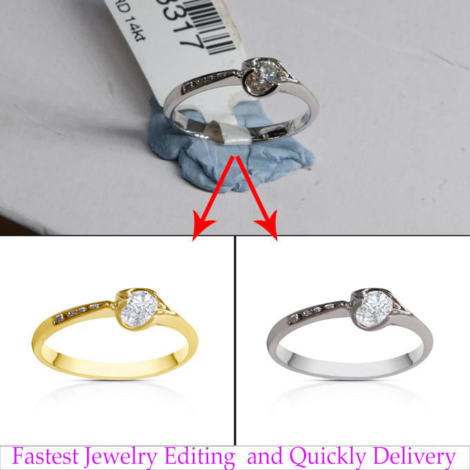 do jewelry retouching , amazon product retouching,background remove