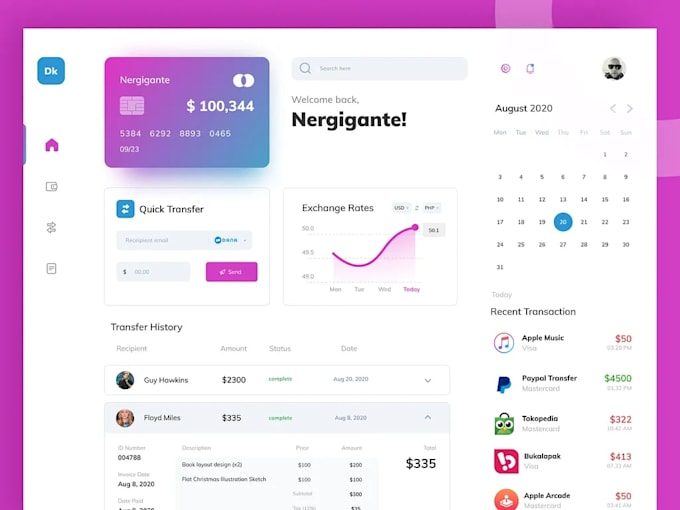 create UI design for you