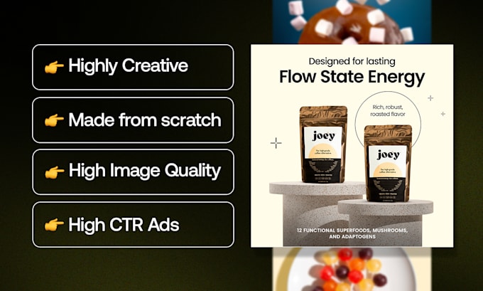 design social media ad creatives for facebook and google ads